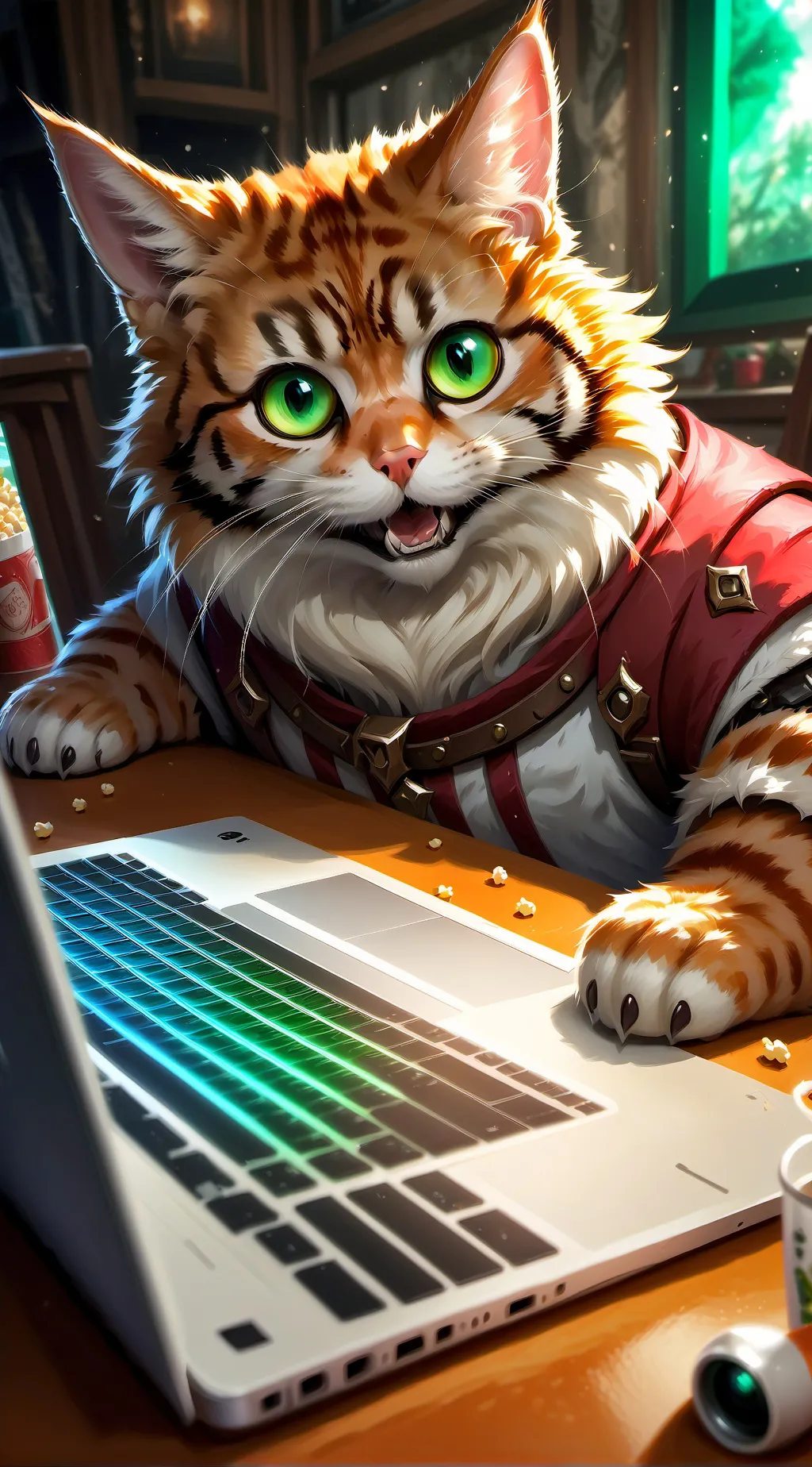 ai character: Pixel background