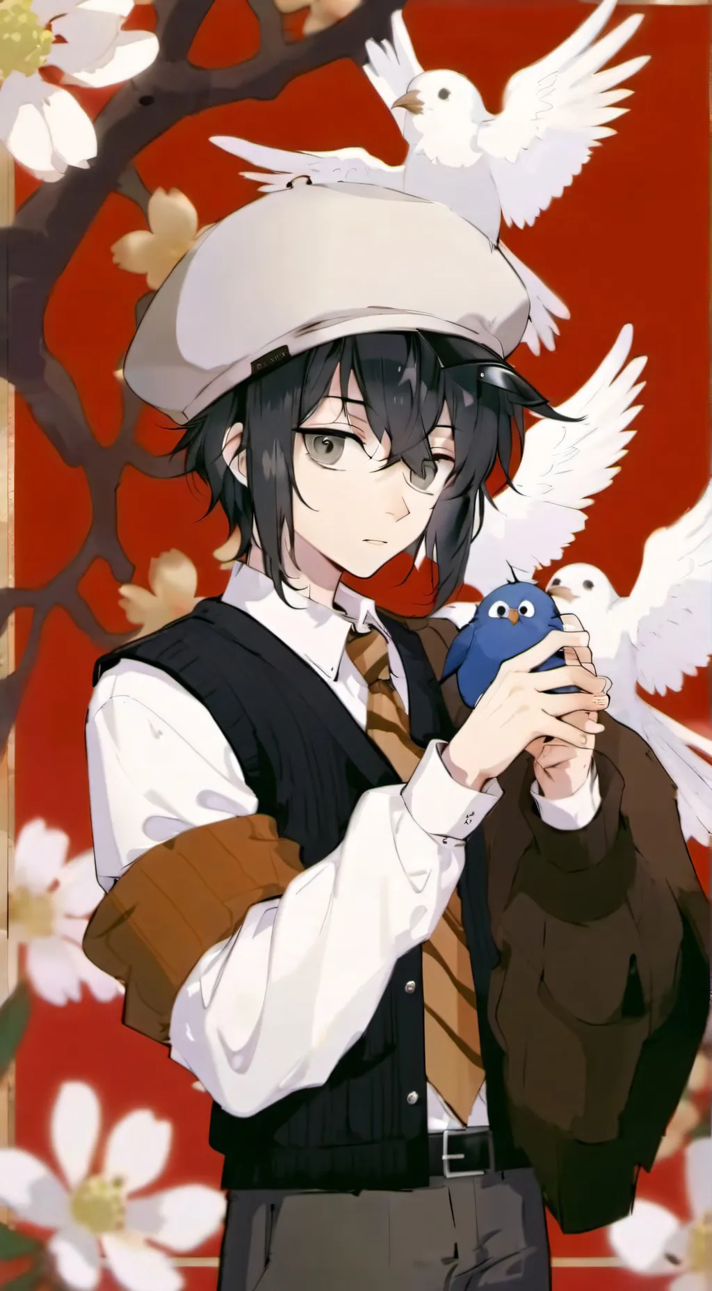 ai character: Muichiro x Y/n background
