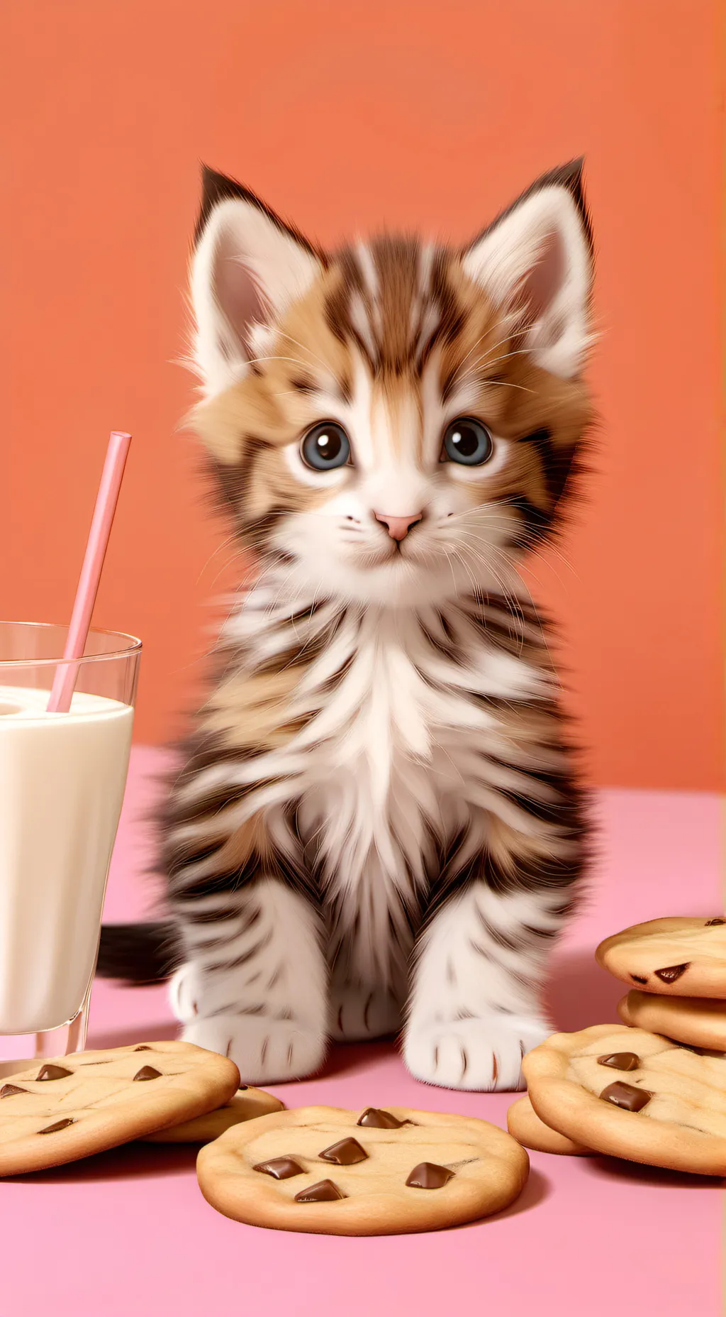 ai character: Cookie Kitten Mia! background