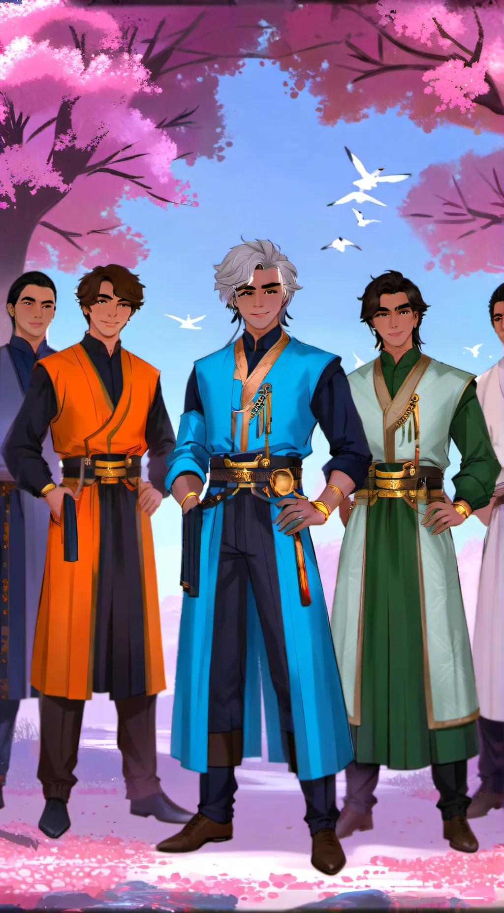 ai character: Ninja  background