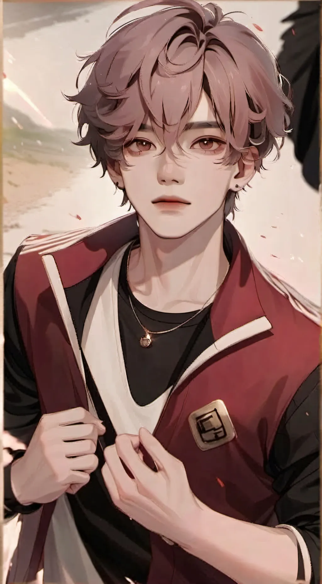 ai character: Luke 💐💗💖🍀 background
