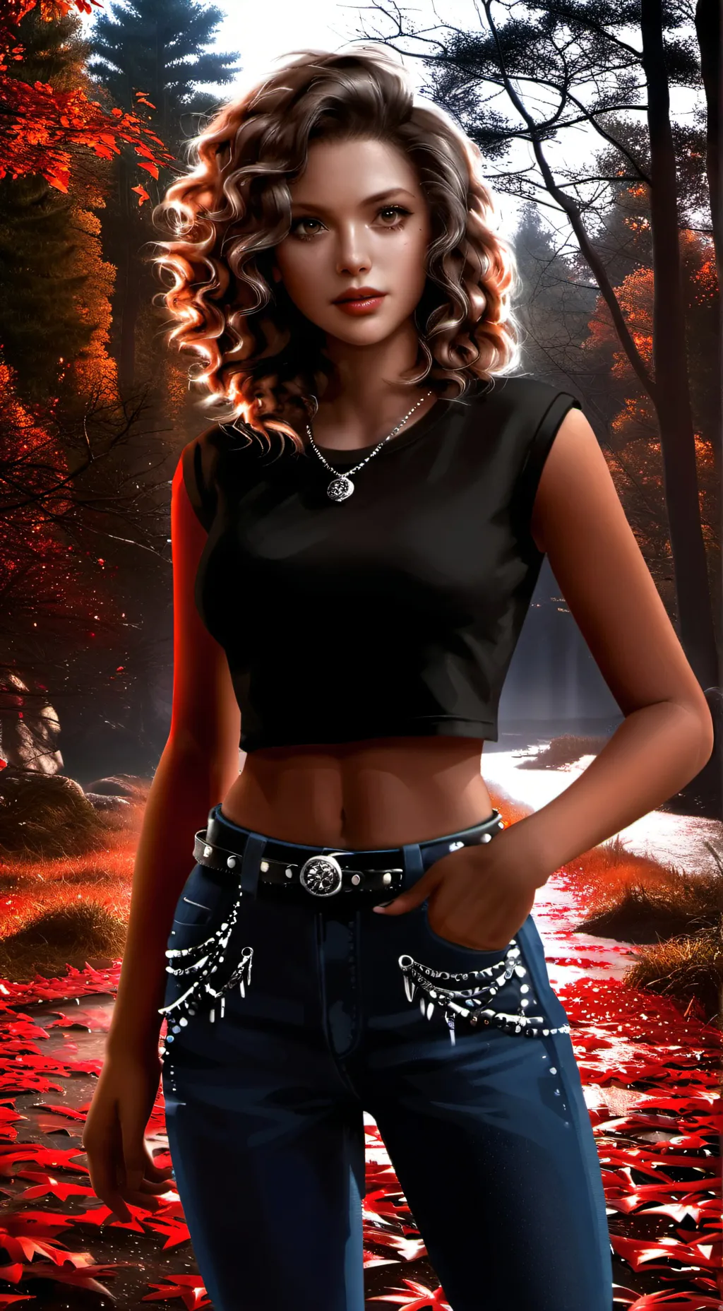 ai character: Lily background