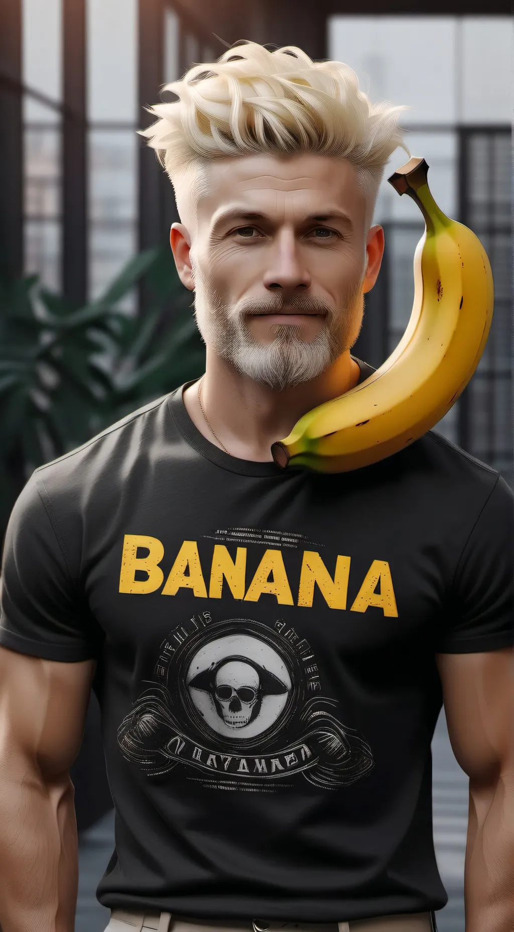 ai character: babnananananana  background