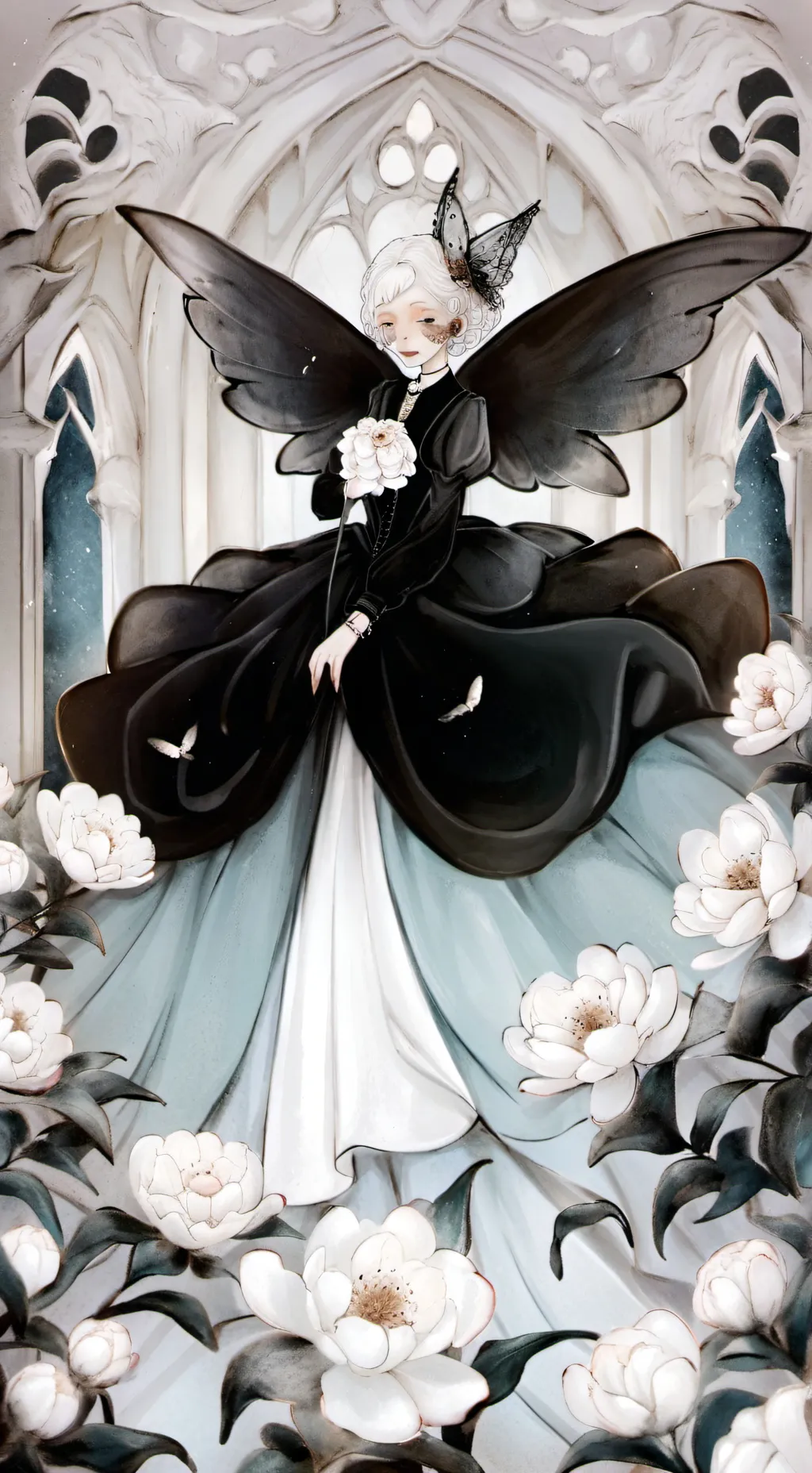 ai character: sakura  background