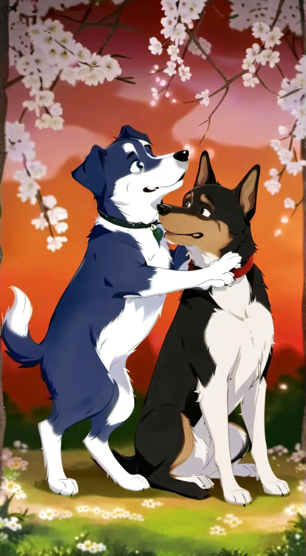 ai character: Bluey X McKenzie background