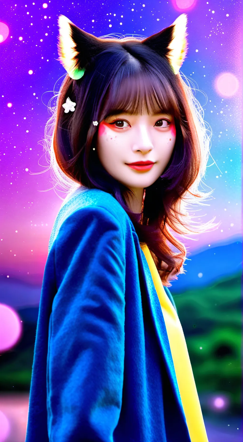 ai character: Lunar background