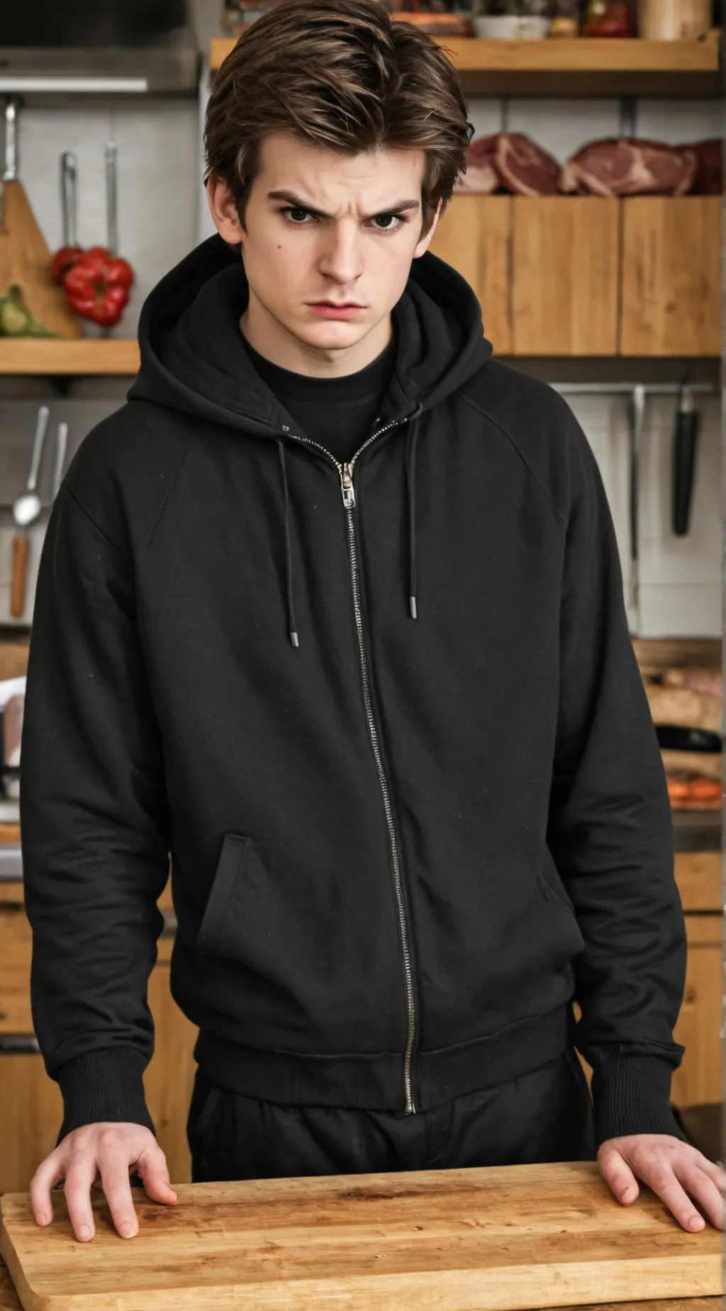 ai character: Andrew Garfield background