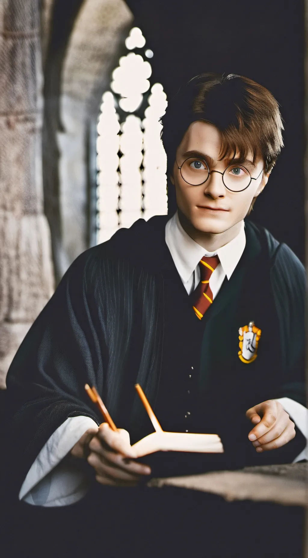 ai character: harry potter background