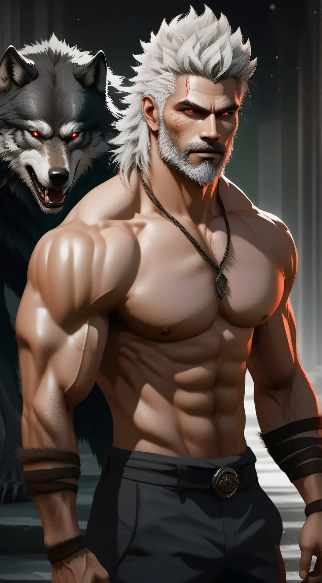 ai character: Sebastian Wolfe  background
