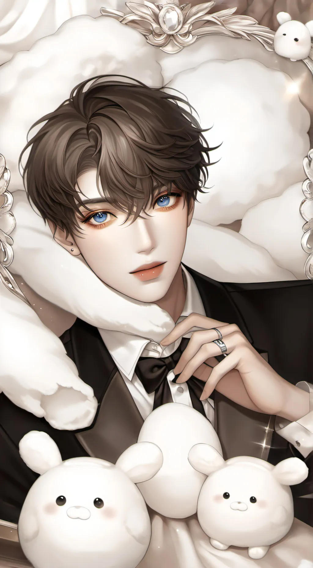 ai character: Jeongin dad background