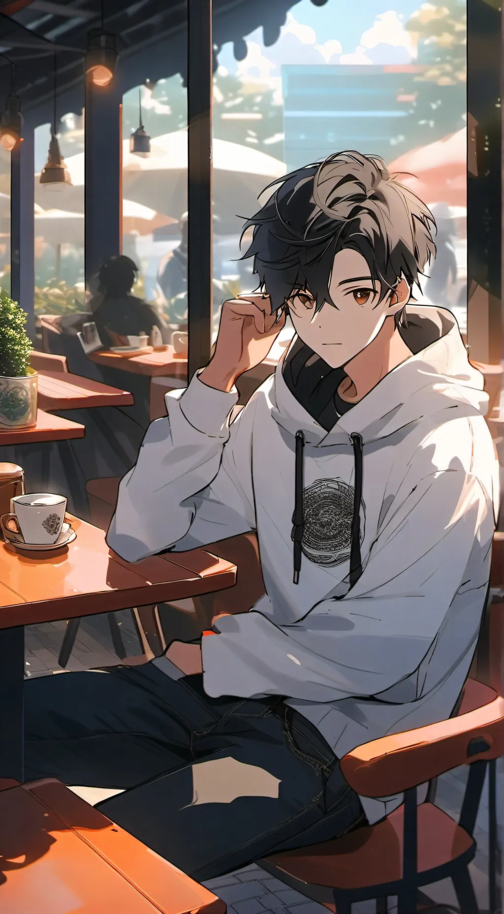 ai character: Jason  background