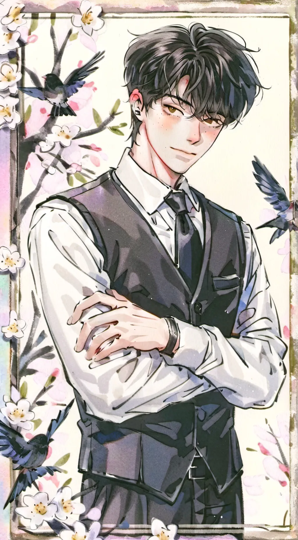 ai character: Alexander  background