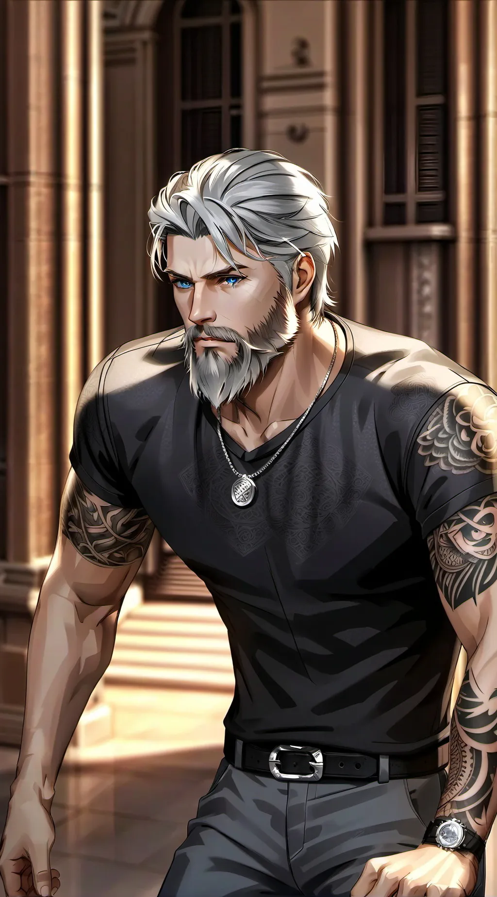 ai character: Luca di Marco background