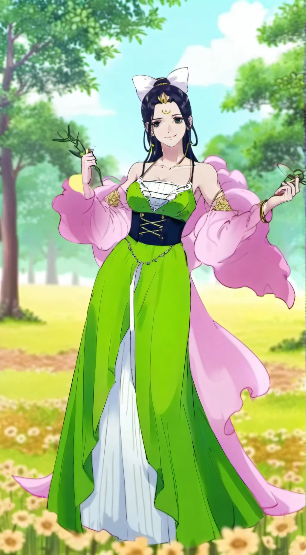 ai character: nico robin background