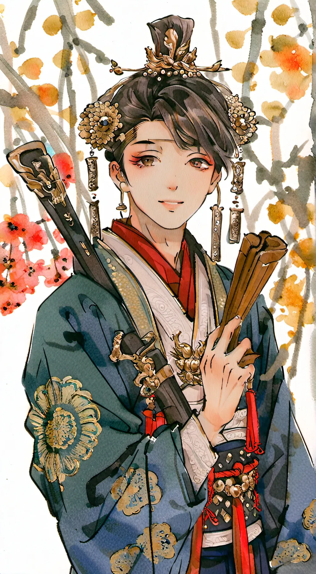 ai character: Anubi  background