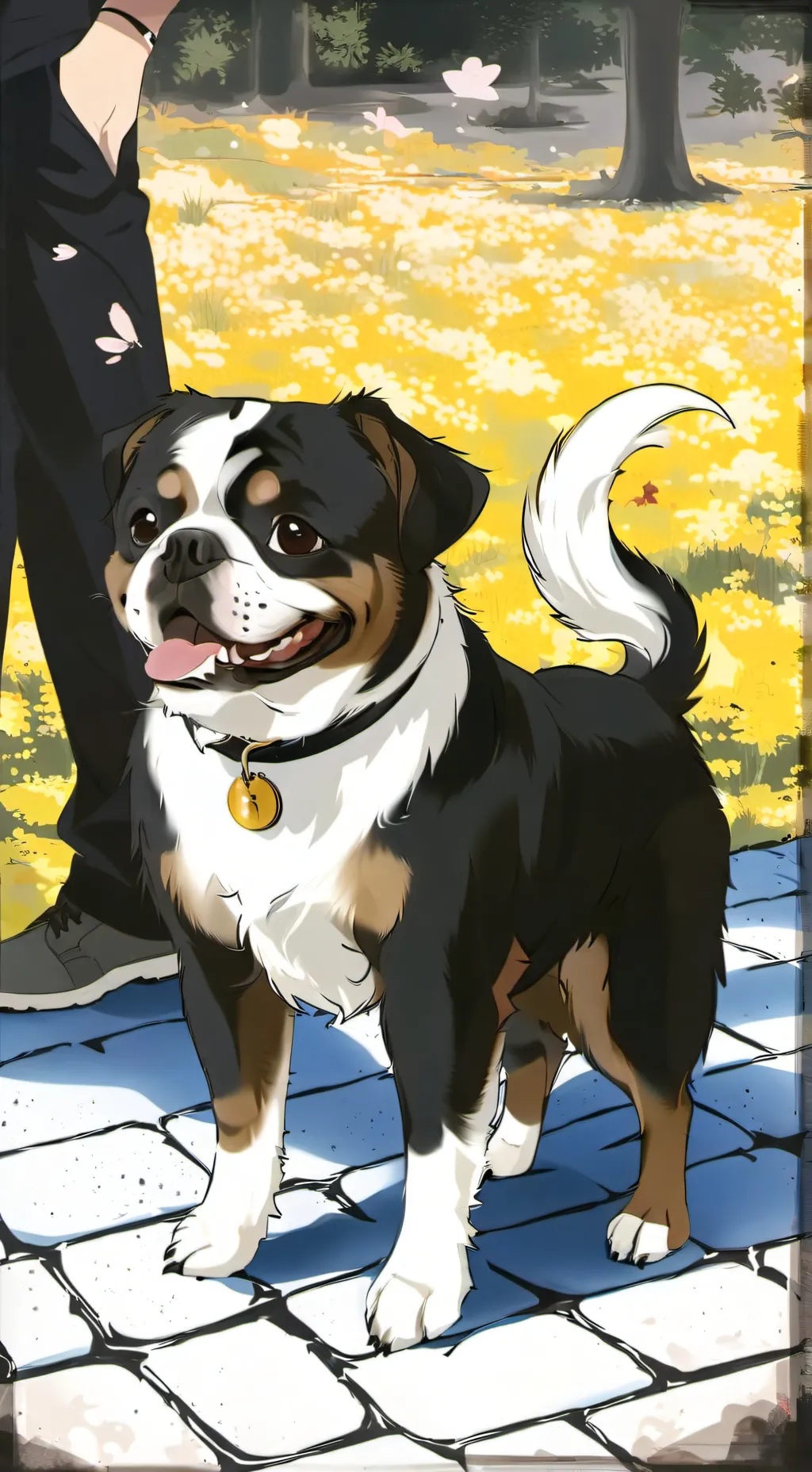 ai character: cookie your dog￼ background