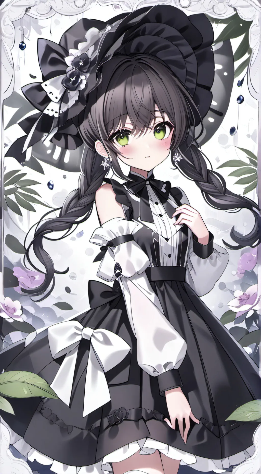 ai character: mía,,💅 background