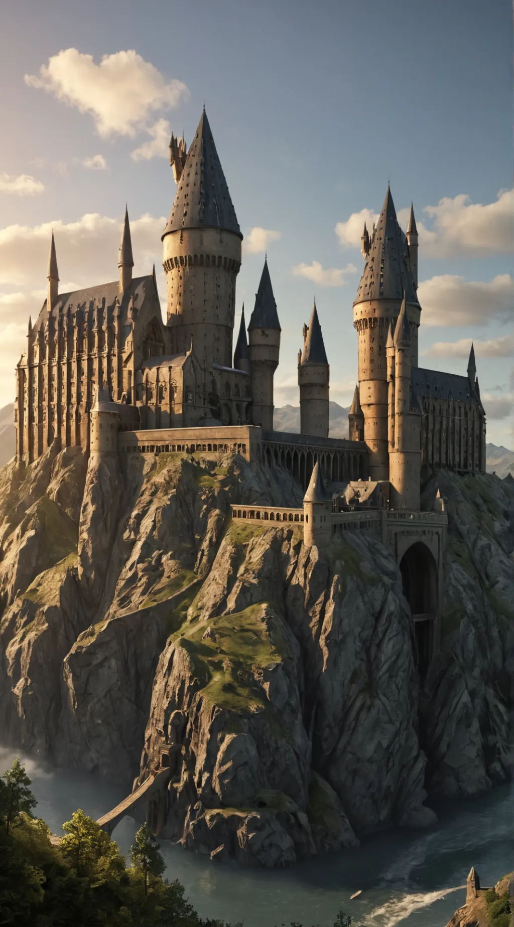 ai character: Hogwarts Game background