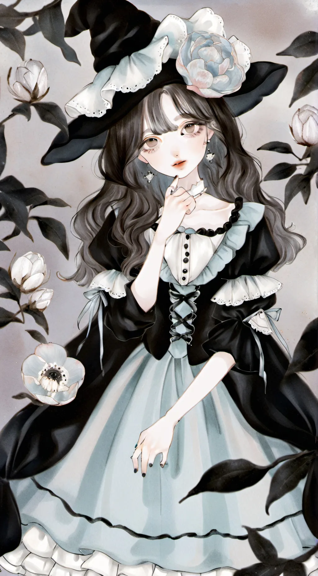 ai character: serene background