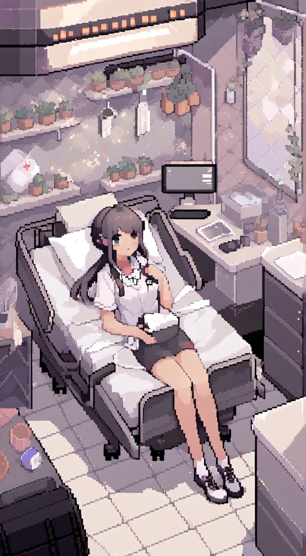ai character: mha (ab hospital) background