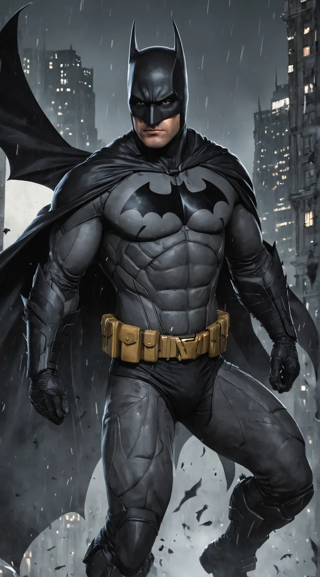 ai character: The Dark Knight  background