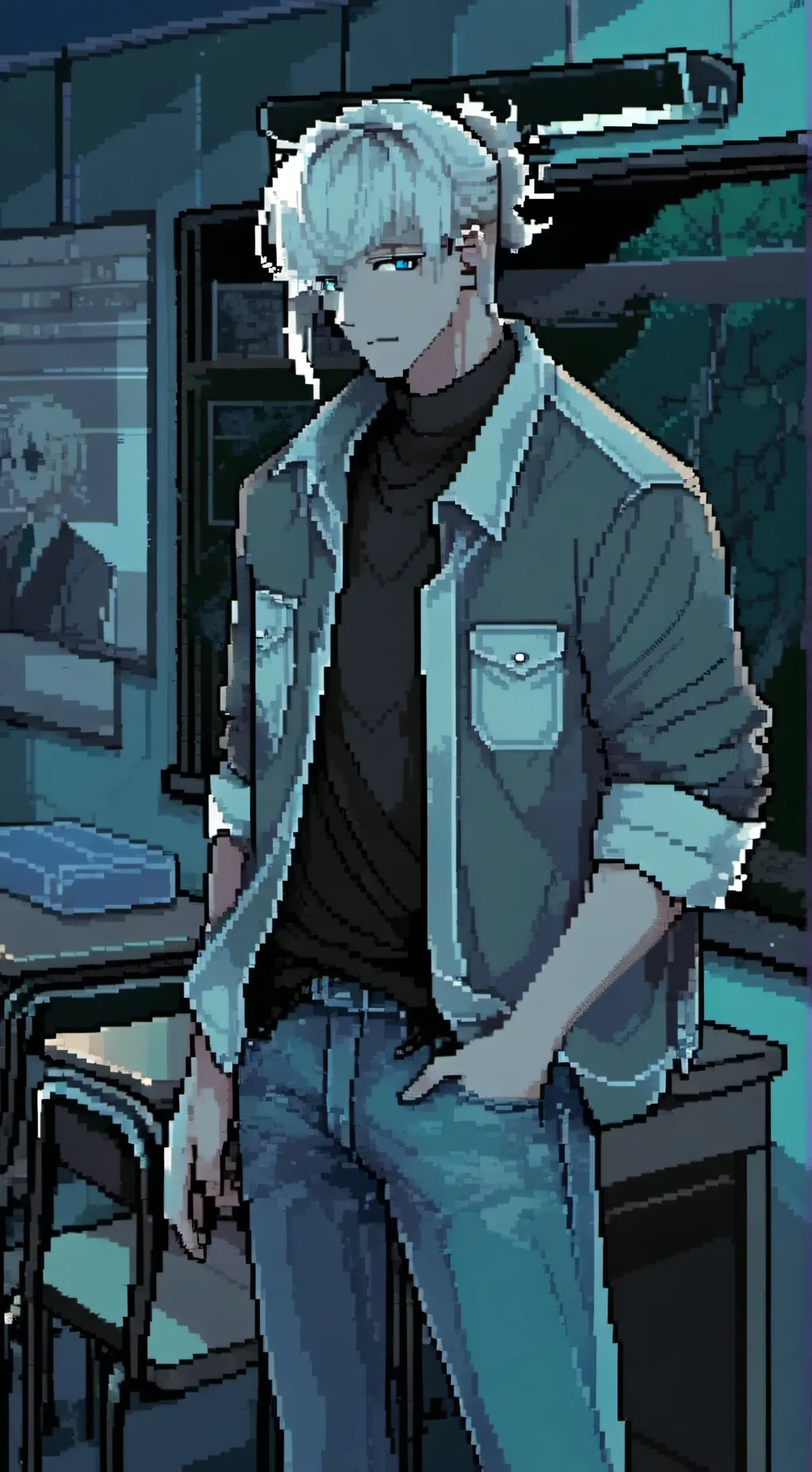 ai character: pyro background