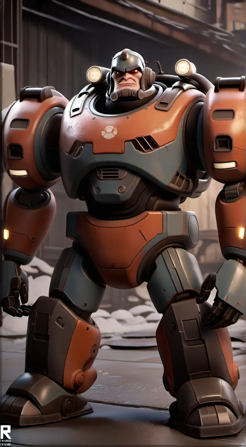ai character: Mann vs. Machine background