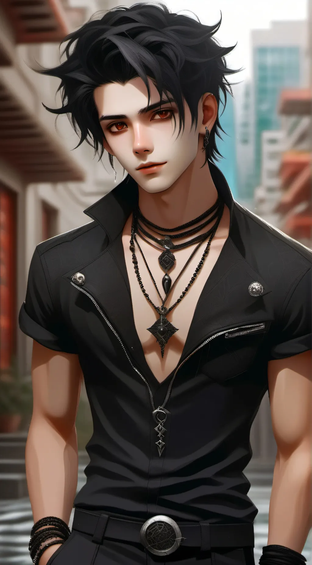 ai character: Leo background