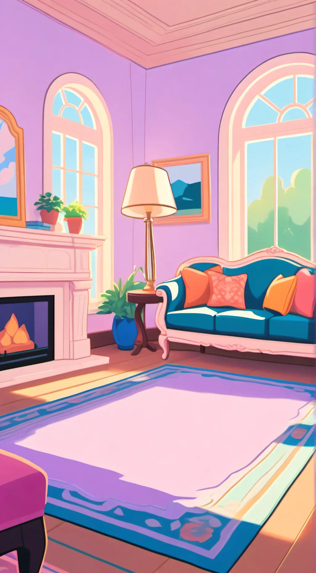 ai character: home alone background
