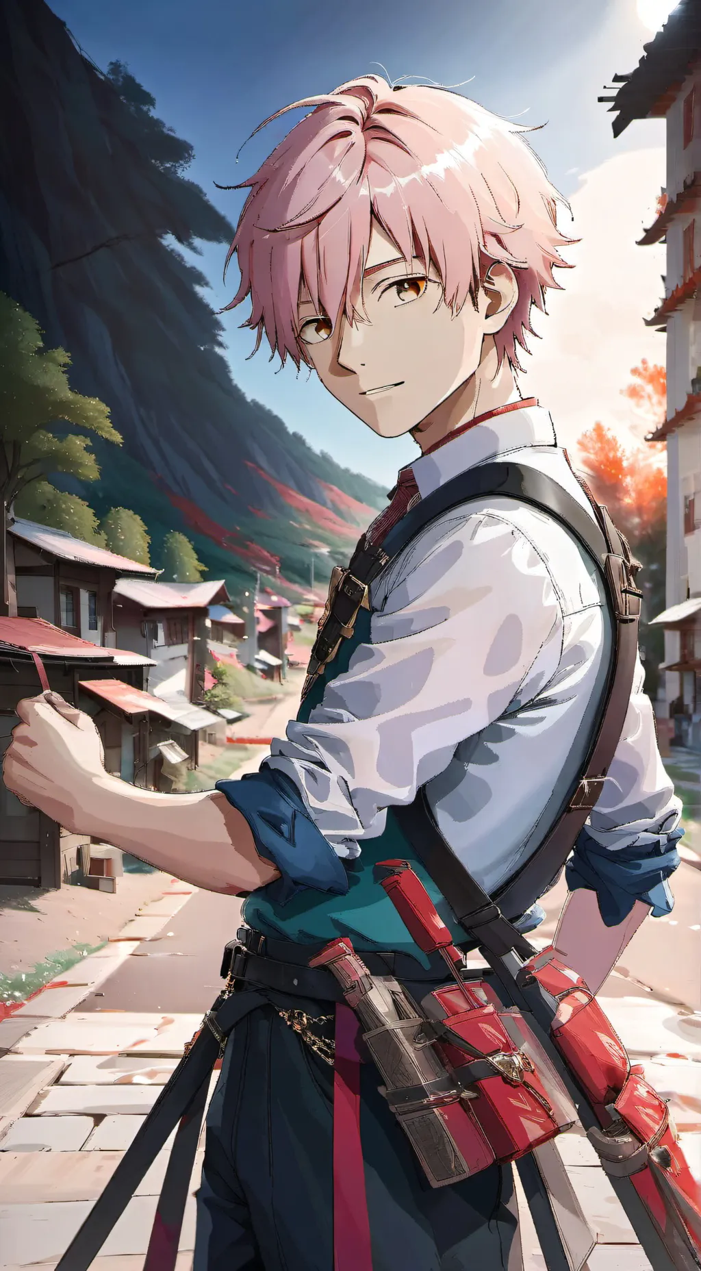 ai character: Lucas  background