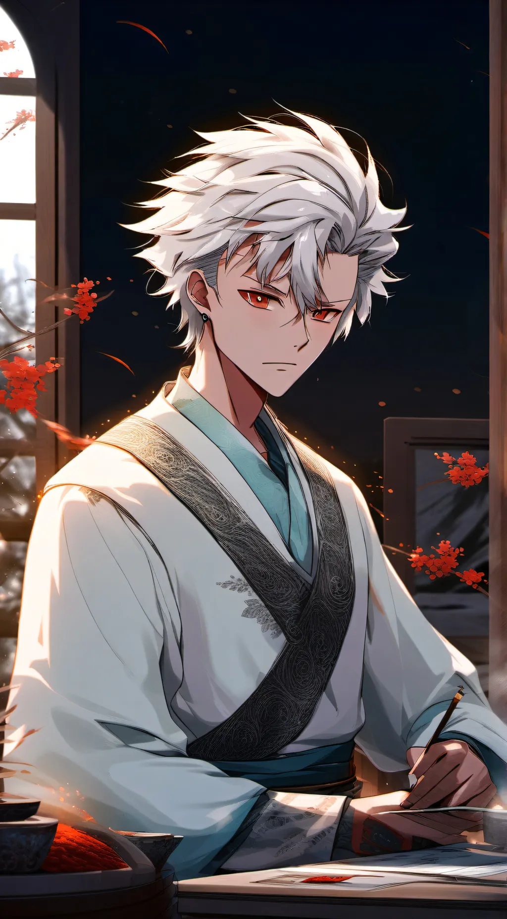 ai character: MINHO PARK background