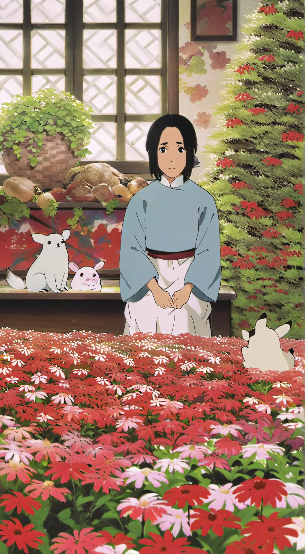 ai character: a caring mom background