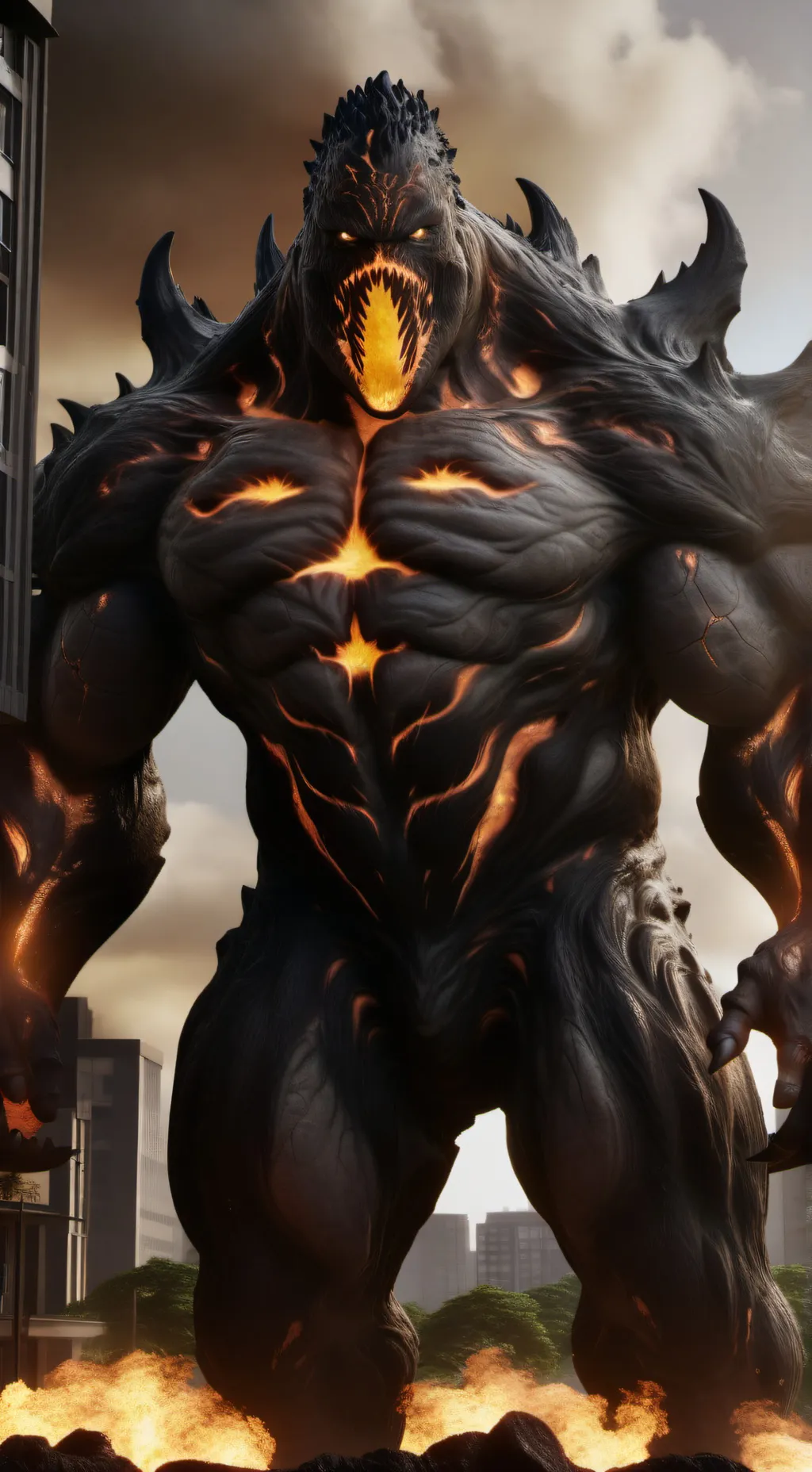 ai character: deadly battle background