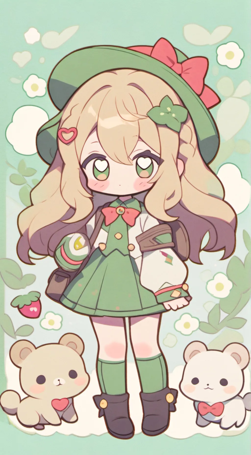 ai character: Puffy background