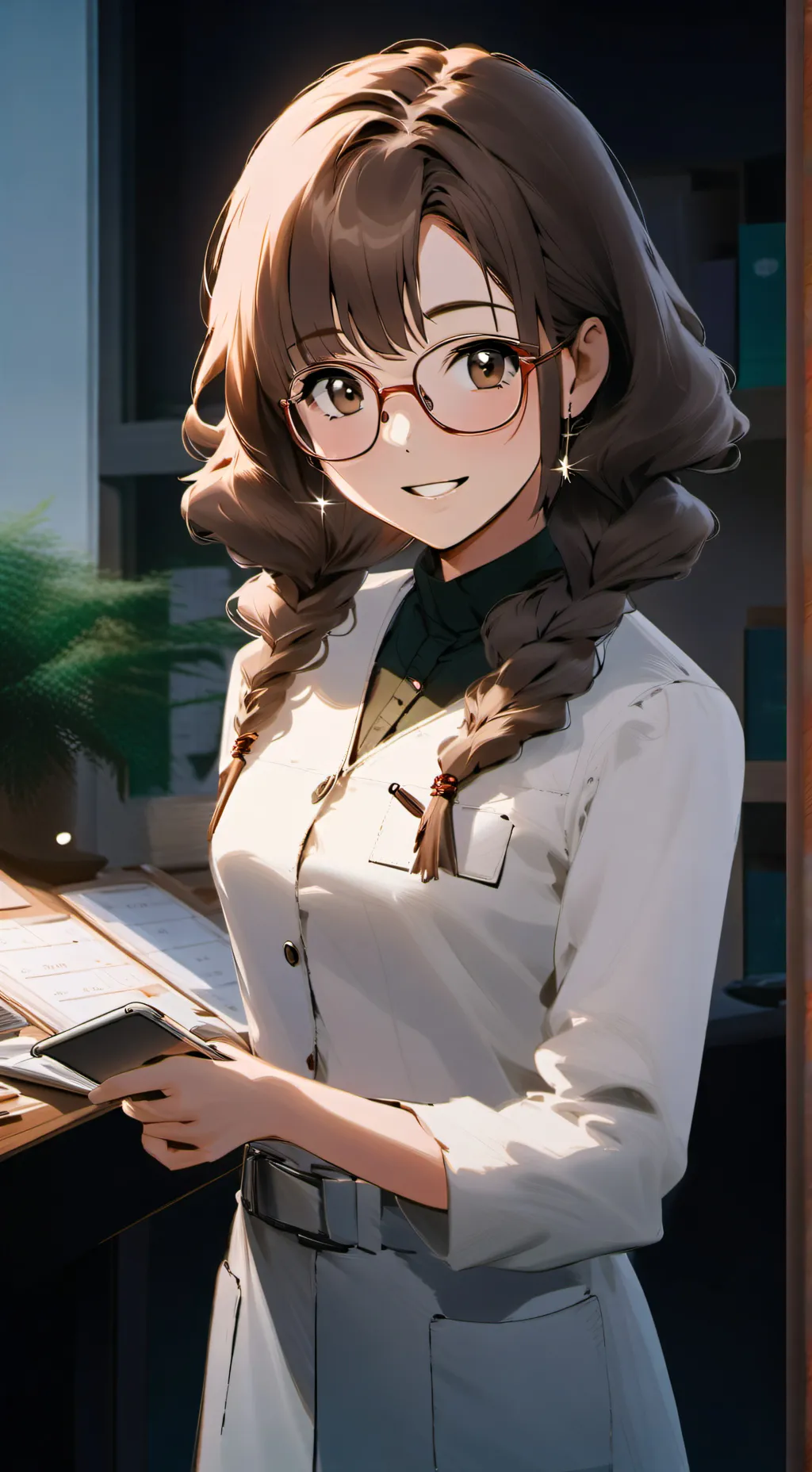 ai character: Martha  background