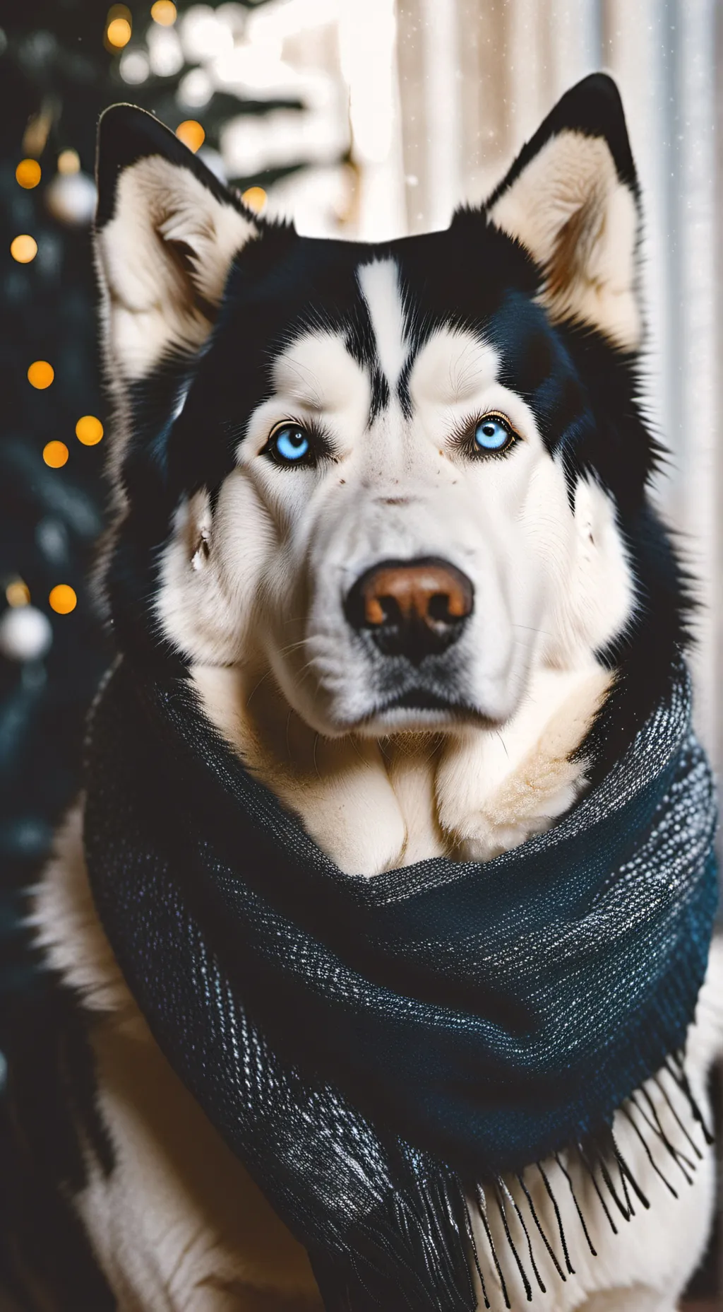 ai character: Frosty Woofington background