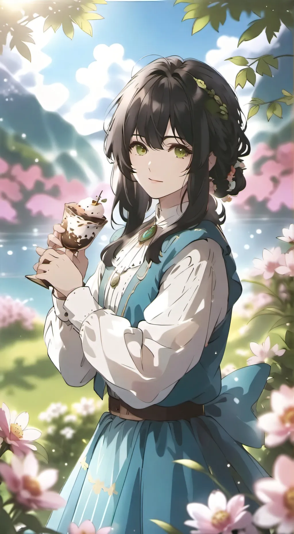 ai character: emily background