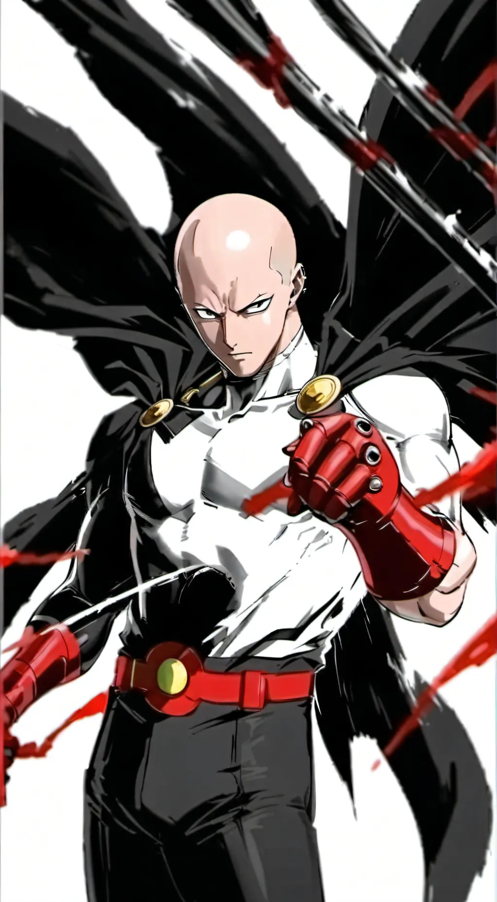 ai character: Temu saitama background