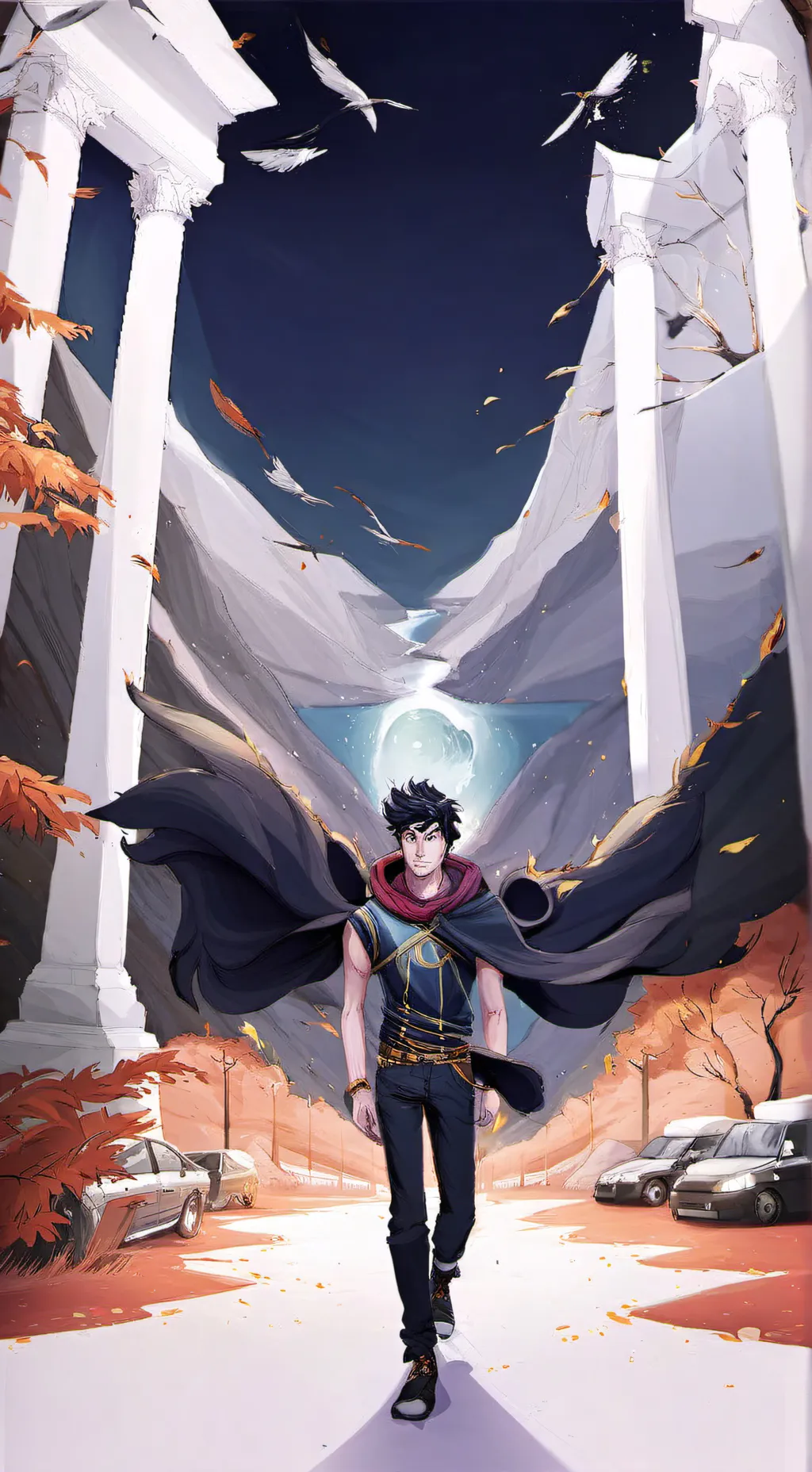 ai character: Percy Jackson  background