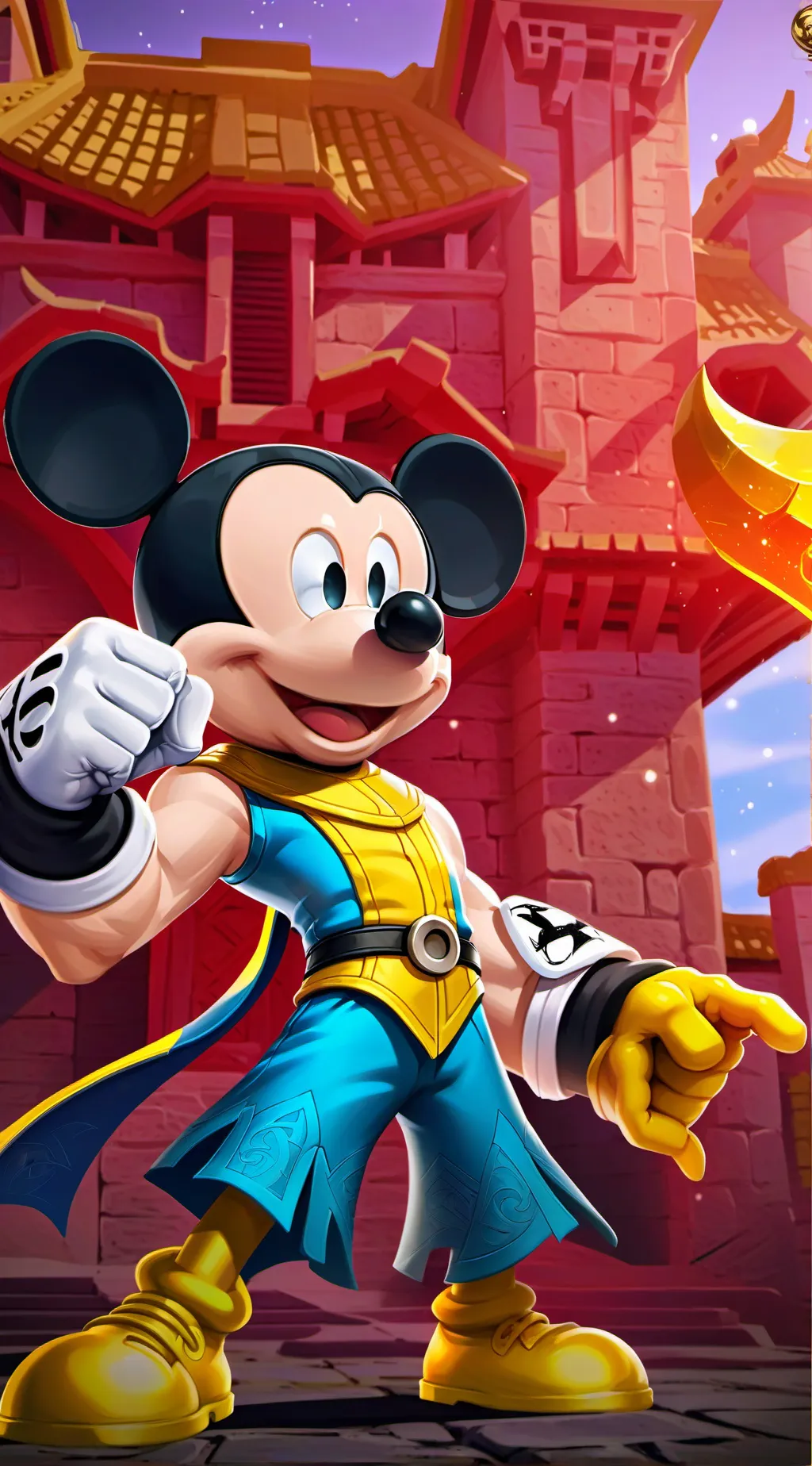 ai character: Mighty Mickey background