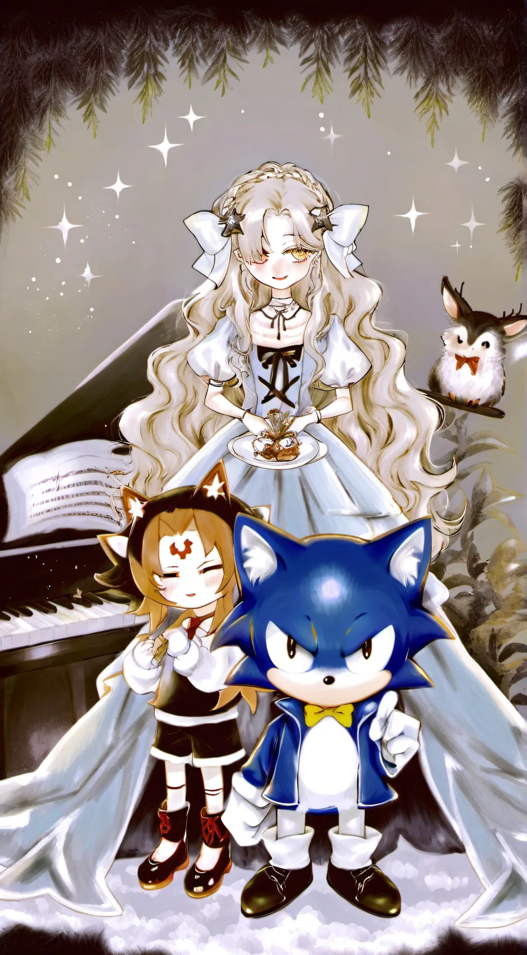 ai character: !Sonic crew!  background