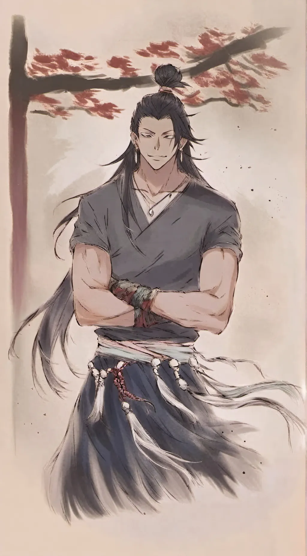 ai character: Geto x Gojo background