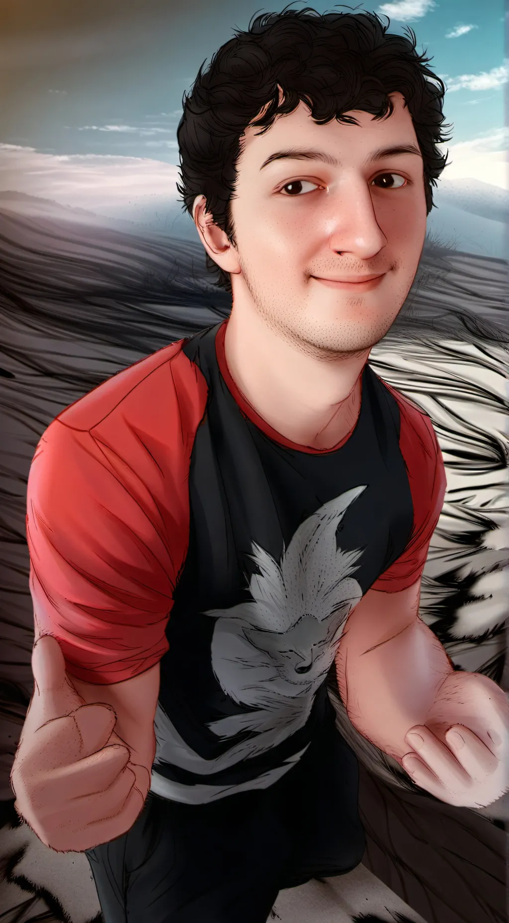 ai character: Pablo navas 💛 background