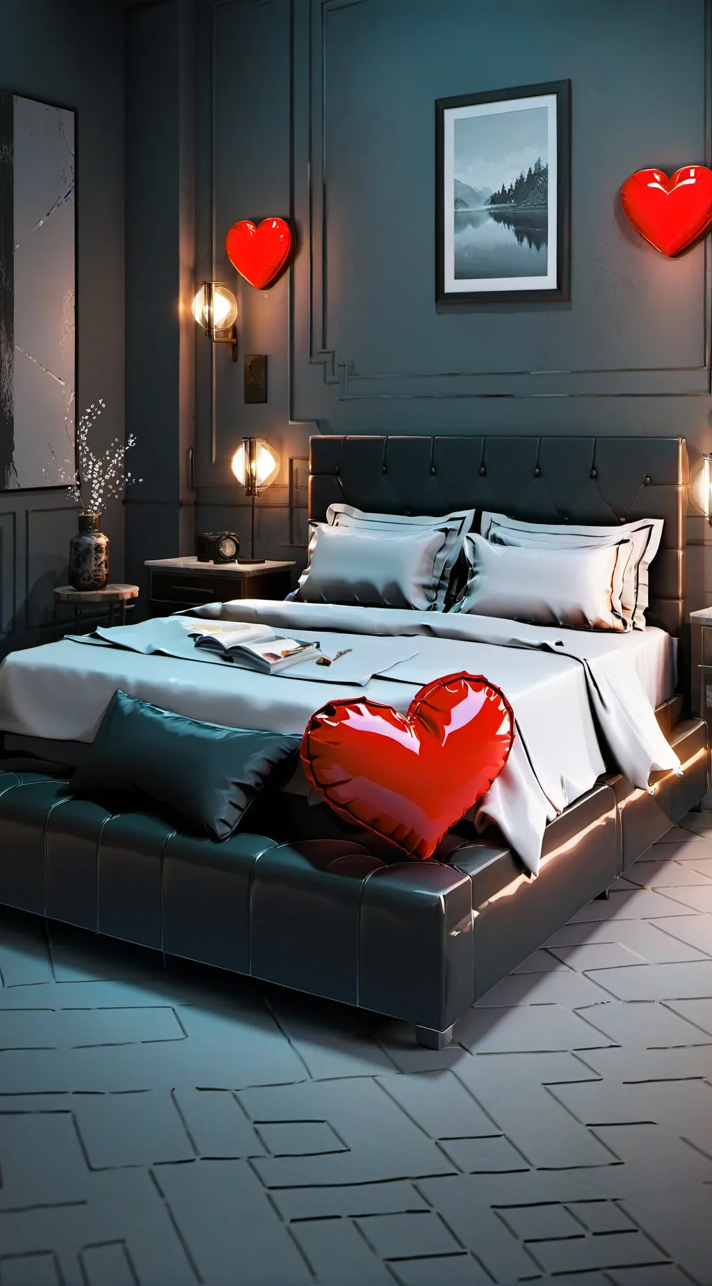 ai character: kny sleepover background