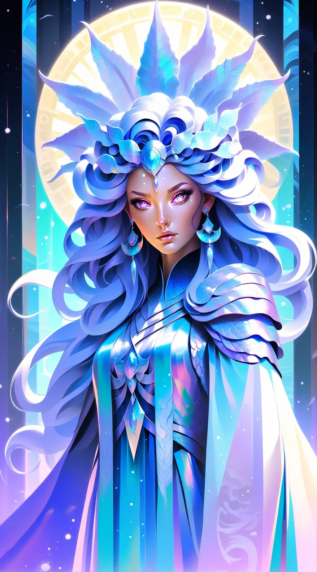 ai character: Medusa background
