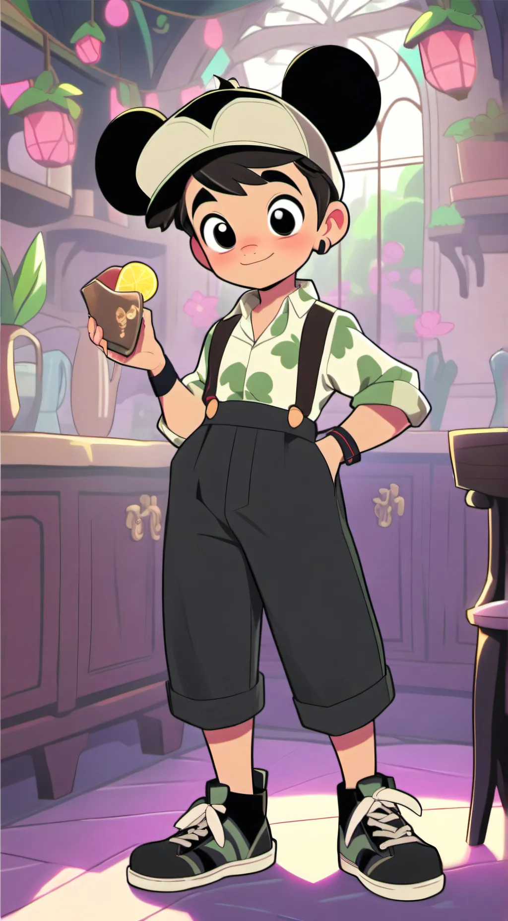 ai character: Rico  background