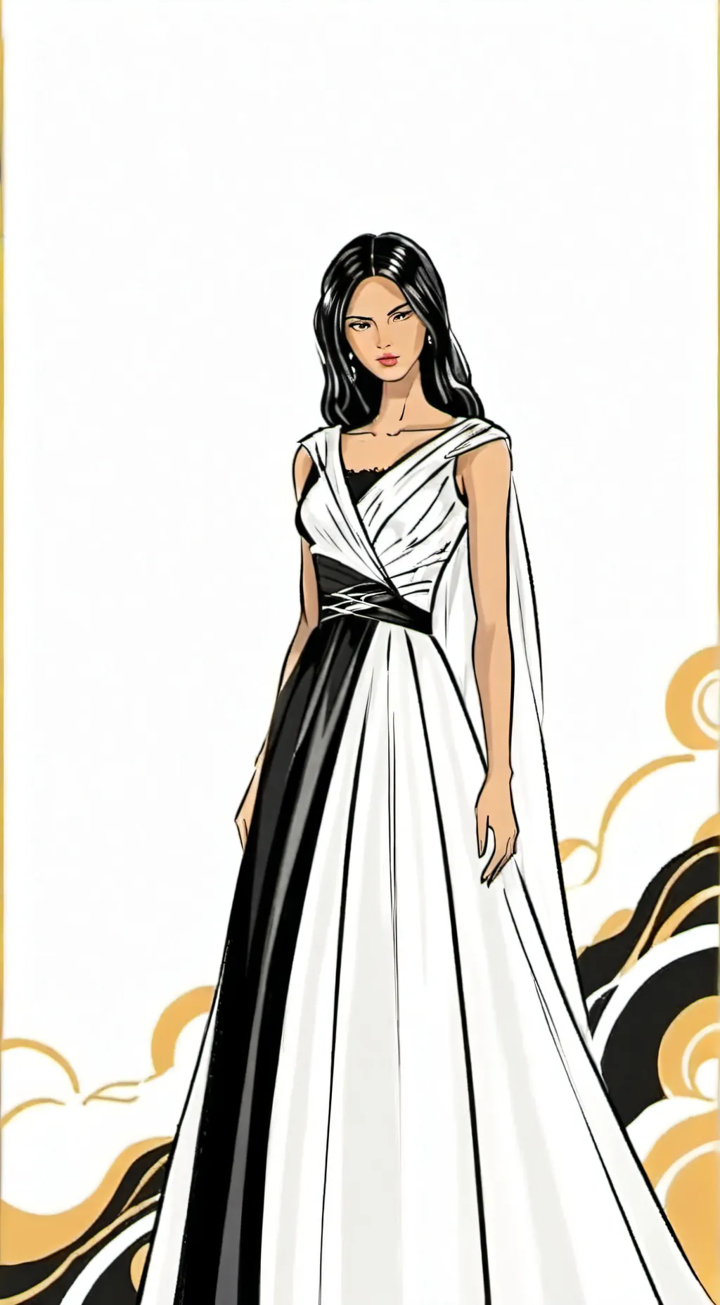 ai character: Camélia  background