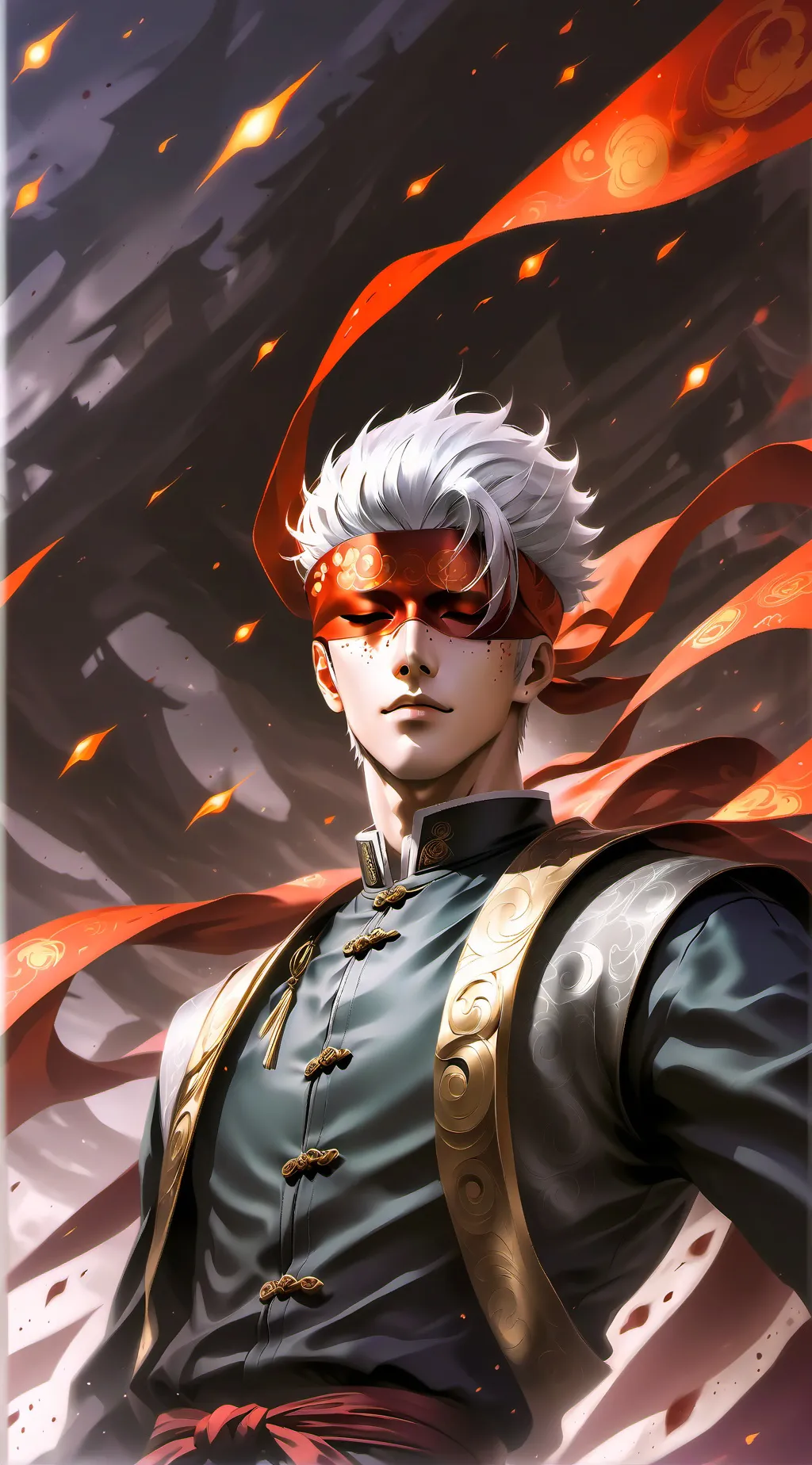 ai character: Satoru Gojo background