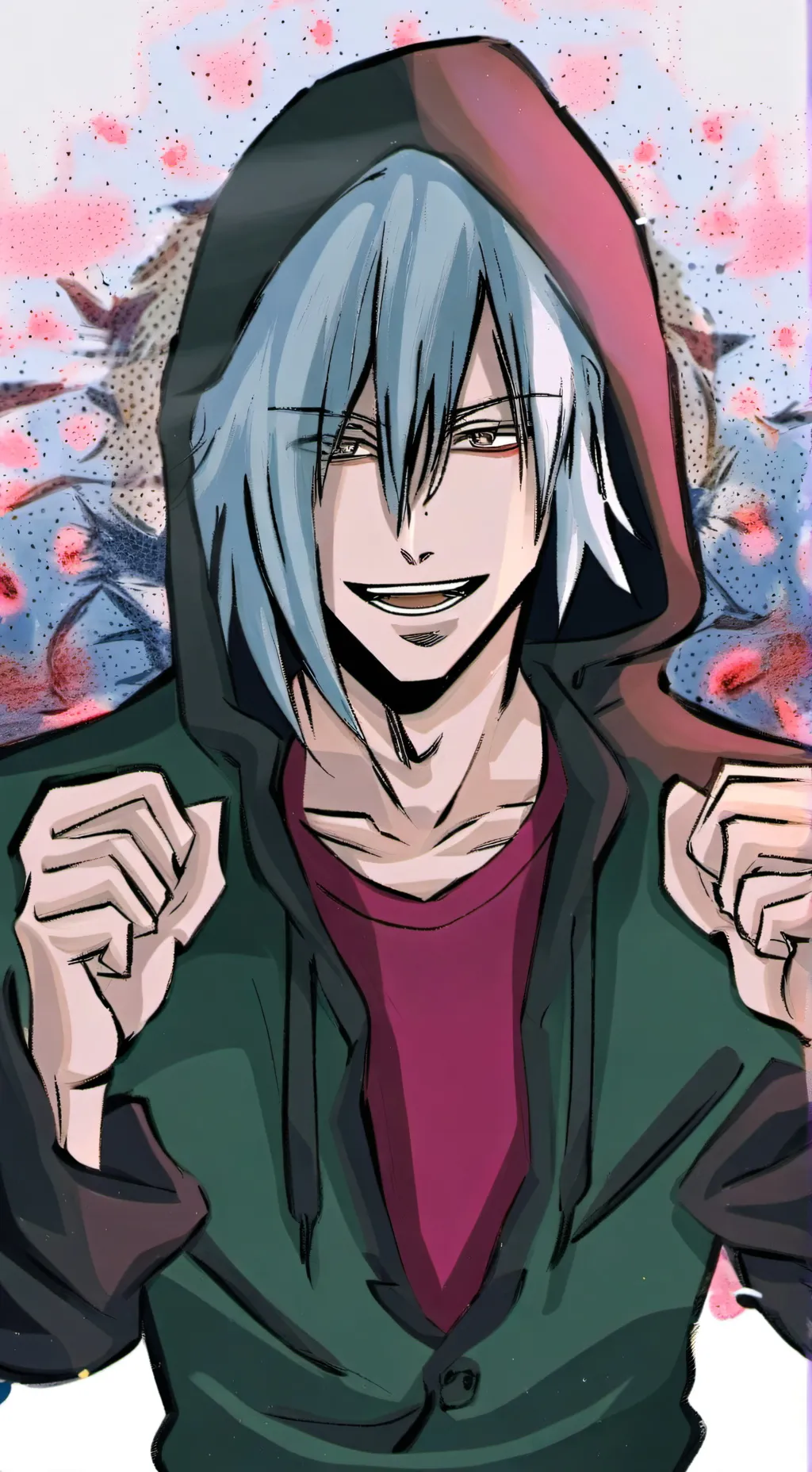 ai character: MAHITO👌🏻 background