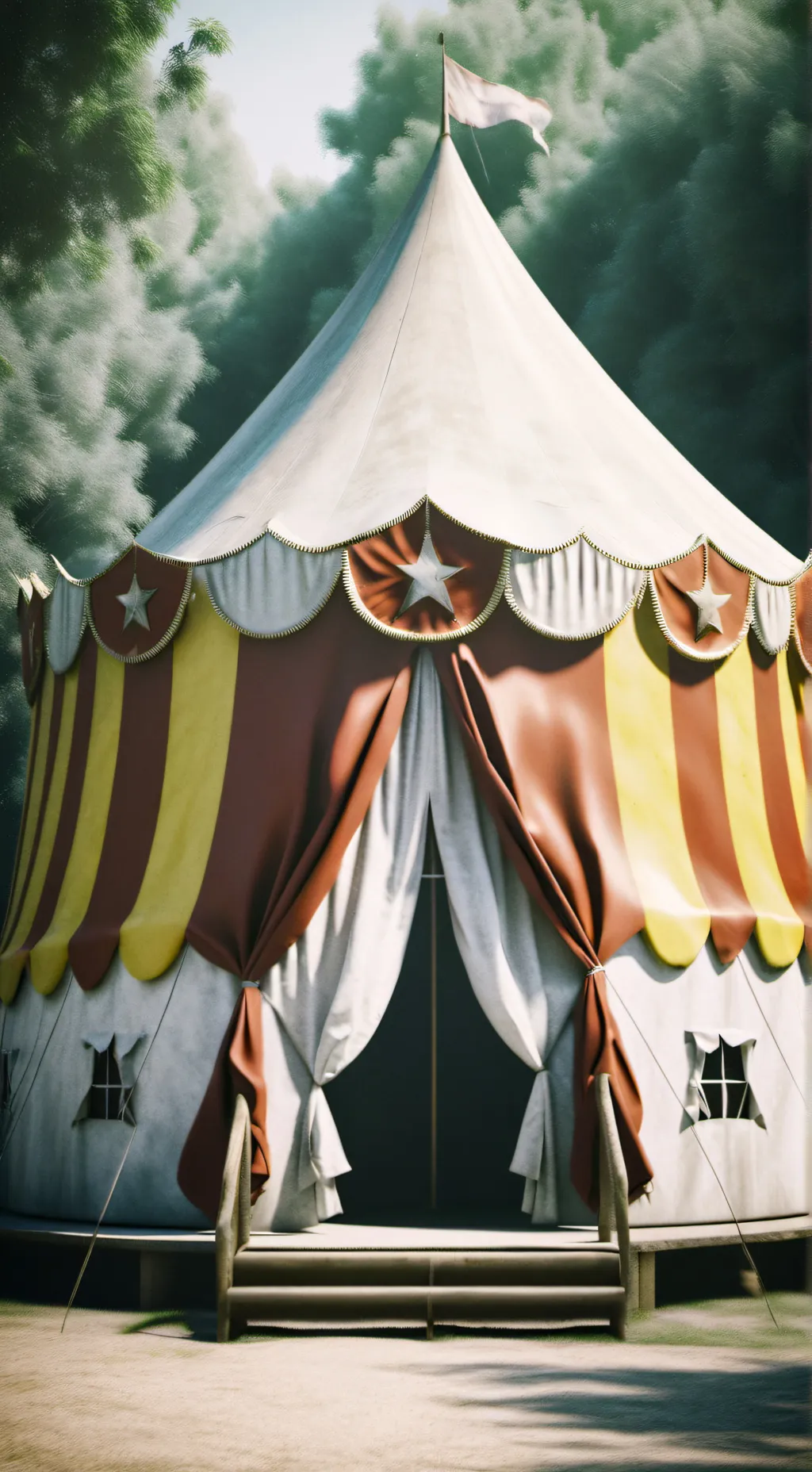 ai character: 🎪THE CIRCUS🍎 background